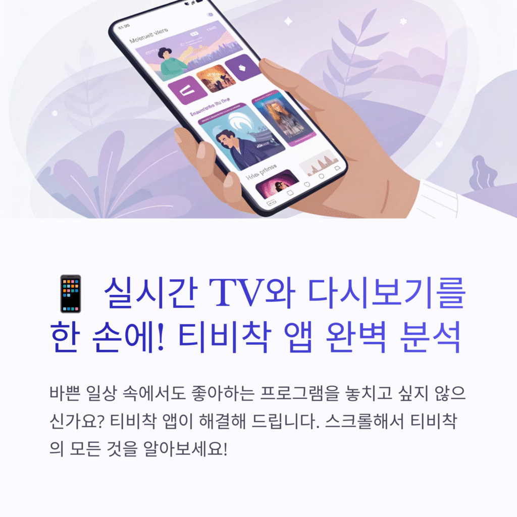 실시간 TV 시청 무료 다시보기 앱, 티비착(tvchak) 완벽 분석: 당신의 시청 경험을 책임질 앱일까? 2 실시간 TV 시청 무료 다시보기 앱, 티비착(tvchak) 완벽 분석: 당신의 시청 경험을 책임질 앱일까?