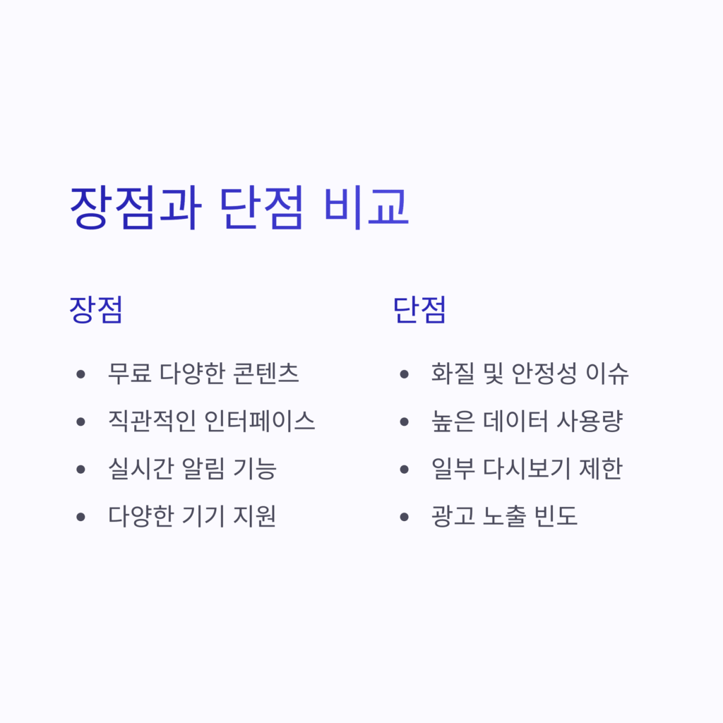 실시간 TV 시청 무료 다시보기 앱, 티비착(tvchak) 완벽 분석: 당신의 시청 경험을 책임질 앱일까? 4 실시간 TV 시청 무료 다시보기 앱, 티비착(tvchak) 완벽 분석: 당신의 시청 경험을 책임질 앱일까?