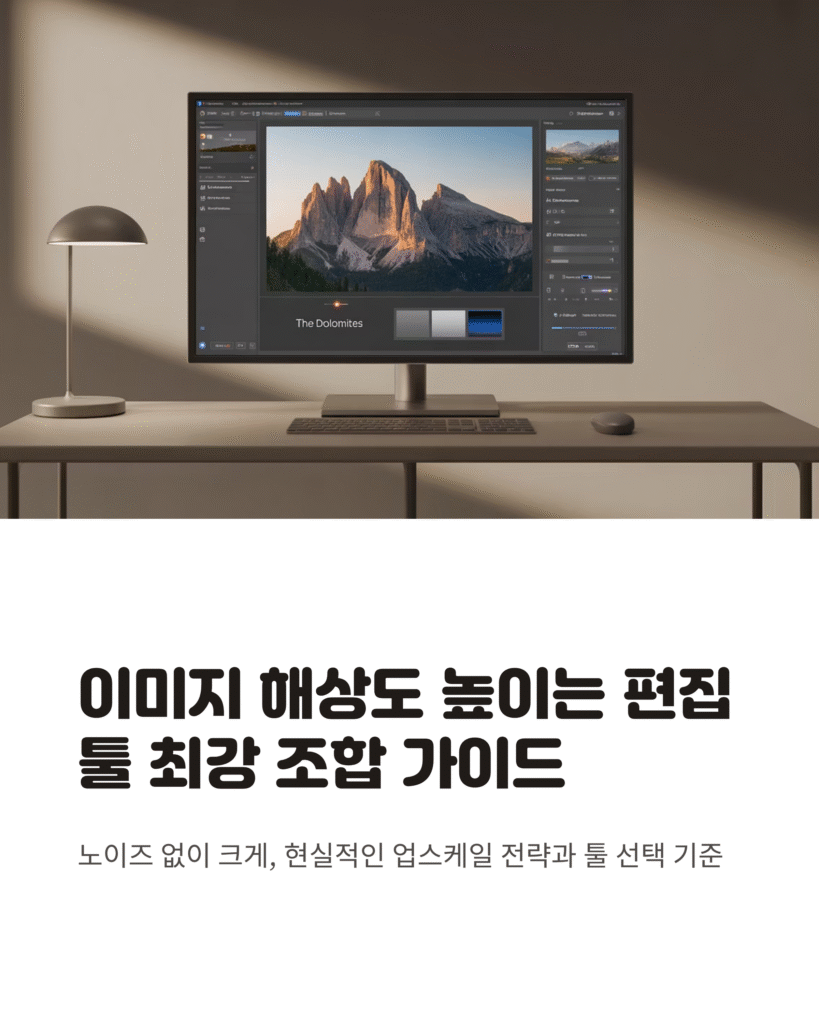 이미지 해상도 높이는 편집툴, 최강 조합 가이드 2 이미지 해상도 높이는 편집툴, 최강 조합 가이드