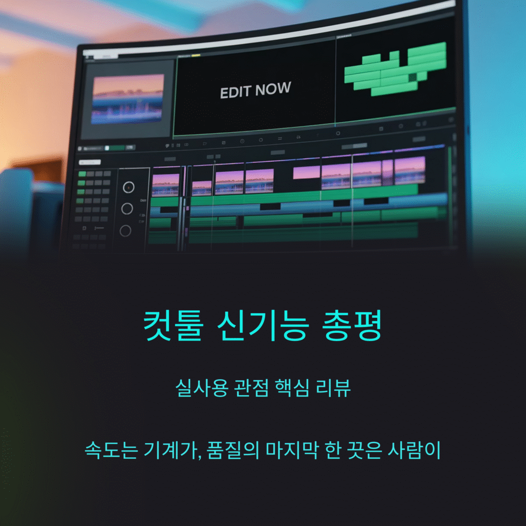 컷툴 신기능 총평, 실사용 관점 핵심 리뷰 2 컷툴 신기능 총평, 실사용 관점 핵심 리뷰