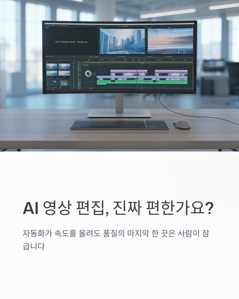 AI 영상 편집, 진짜 편한가요? 현실 점검 2 AI 영상 편집, 진짜 편한가요? 현실 점검