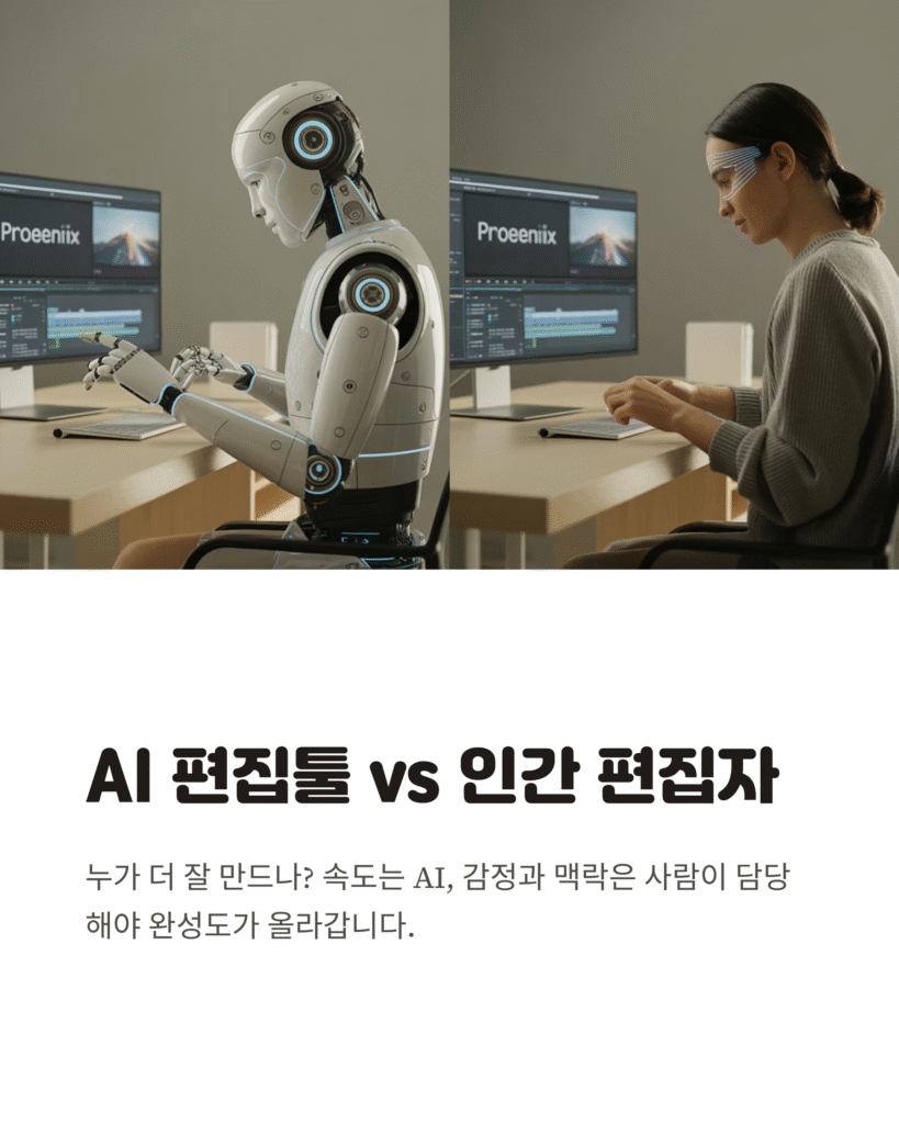 AI 편집툴과 인간 편집자, 누가 더 잘 만드나 2 AI 편집툴과 인간 편집자, 누가 더 잘 만드나
