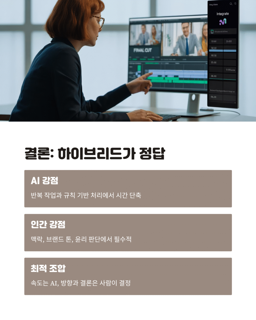AI 편집툴과 인간 편집자, 누가 더 잘 만드나 3 AI 편집툴과 인간 편집자, 누가 더 잘 만드나