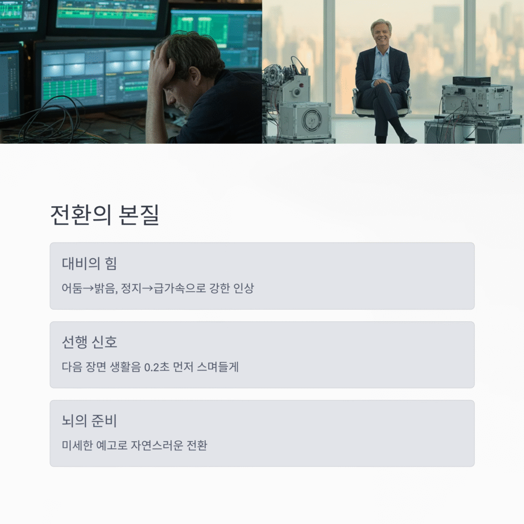 드라마틱 트랜지션, 장면을 터뜨리는 한 끗 3 2 14