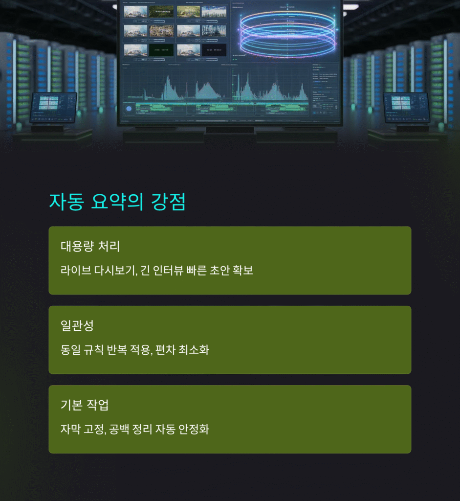 영상 요약, 자동과 수동의 실전 정답