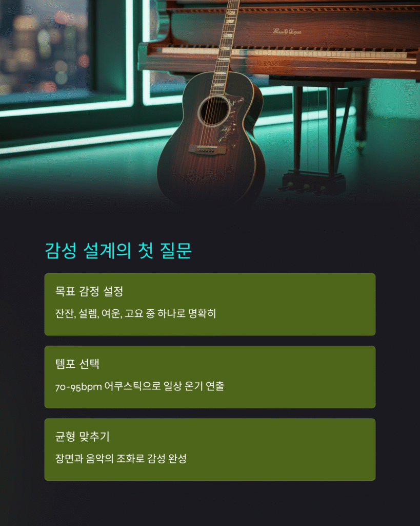 영상 감성 살리는 BGM 선택법, 장면이 말하게 하라 3 영상 감성 살리는 BGM 선택법, 장면이 말하게 하라