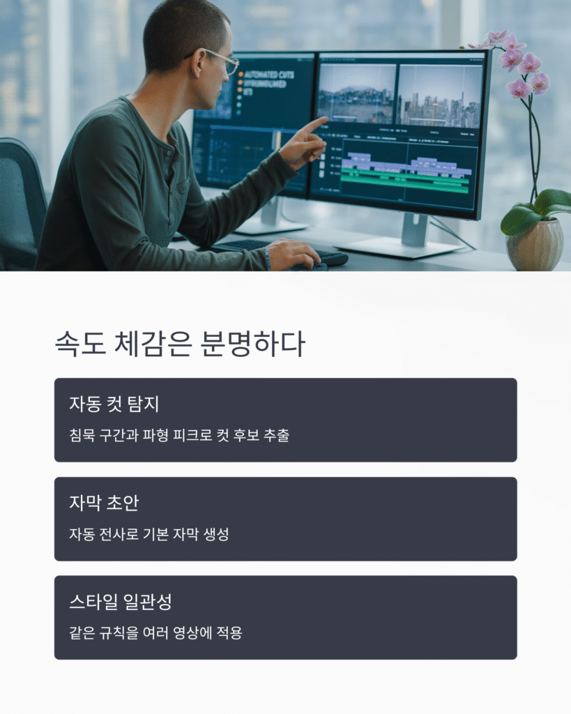 AI 영상 편집, 진짜 편한가요? 현실 점검 3 AI 영상 편집, 진짜 편한가요? 현실 점검