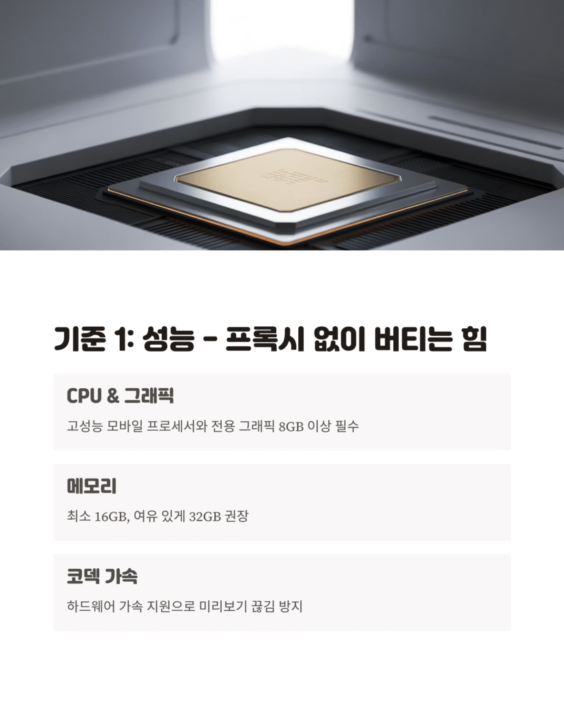 편집자용 노트북, 꼭 봐야 할 5가지 기준 3 편집자용 노트북, 꼭 봐야 할 5가지 기준