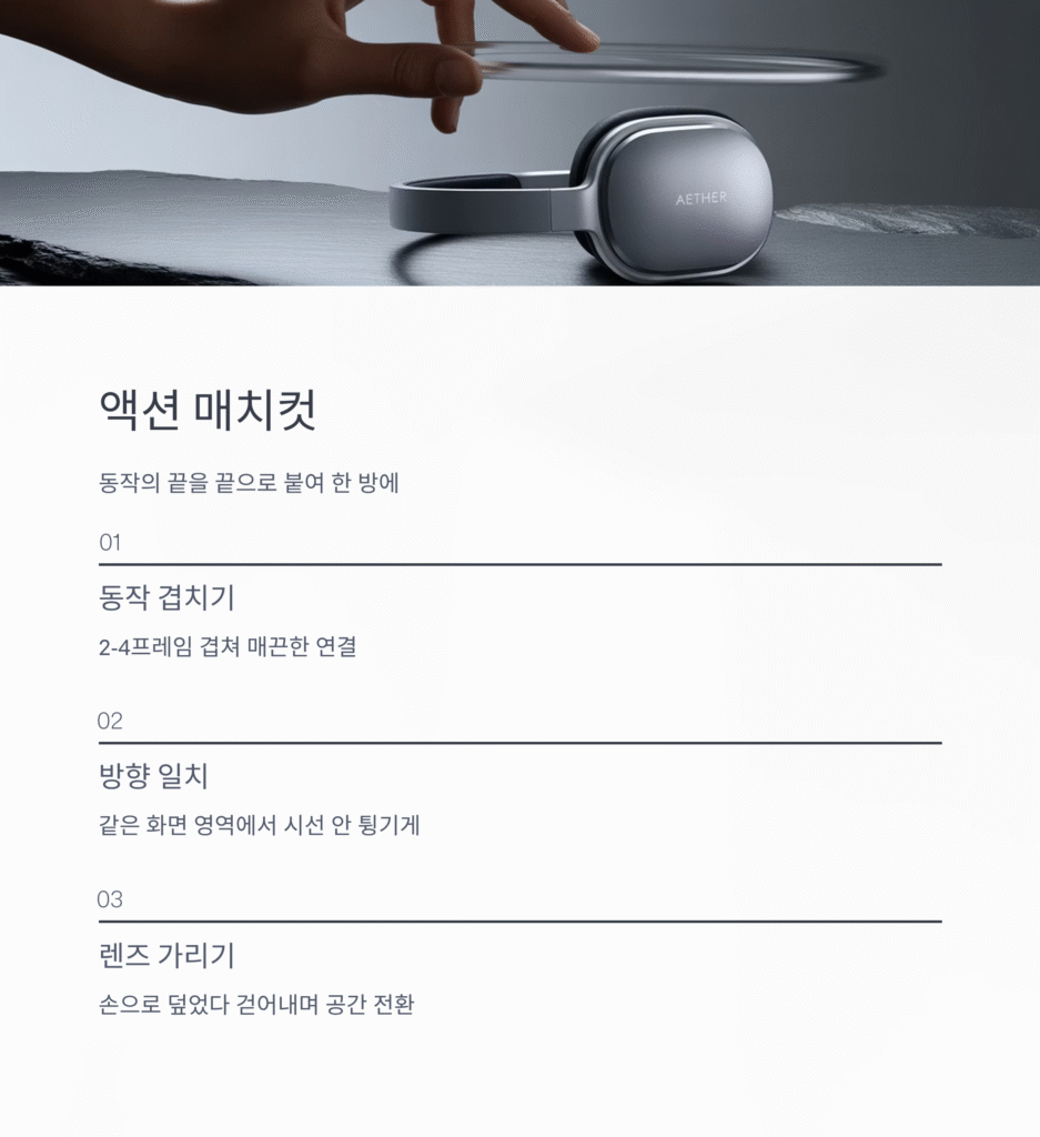 드라마틱 트랜지션, 장면을 터뜨리는 한 끗 4 3 13