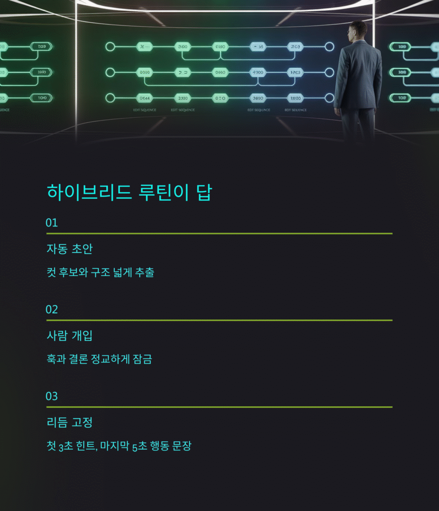 영상 요약, 자동과 수동의 실전 정답