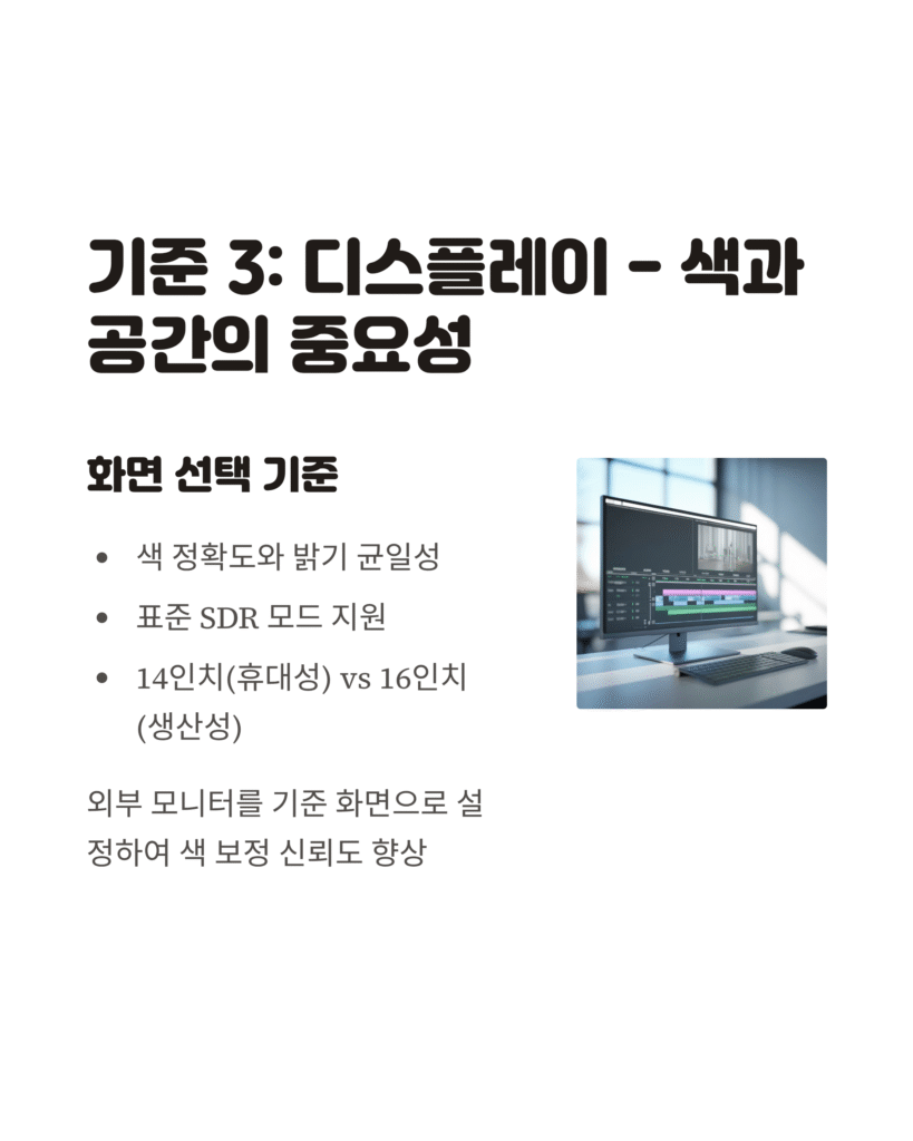 편집자용 노트북, 꼭 봐야 할 5가지 기준 5 편집자용 노트북, 꼭 봐야 할 5가지 기준