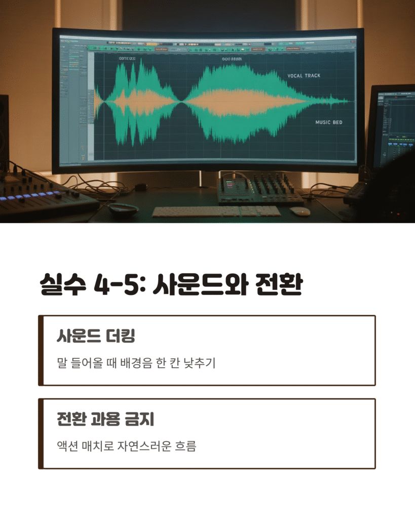 영상 편집 실수 TOP5, 한 끗 차이의 비밀 5 영상 편집 실수 TOP5, 한 끗 차이의 비밀
