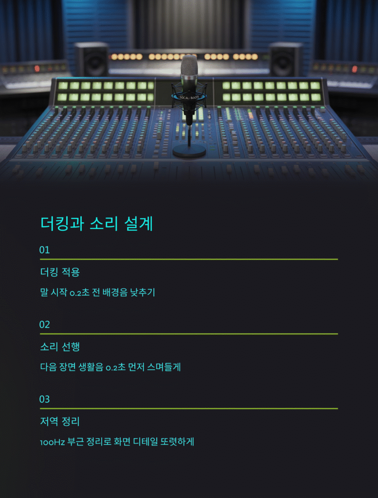 영상 감성 살리는 BGM 선택법, 장면이 말하게 하라 6 영상 감성 살리는 BGM 선택법, 장면이 말하게 하라