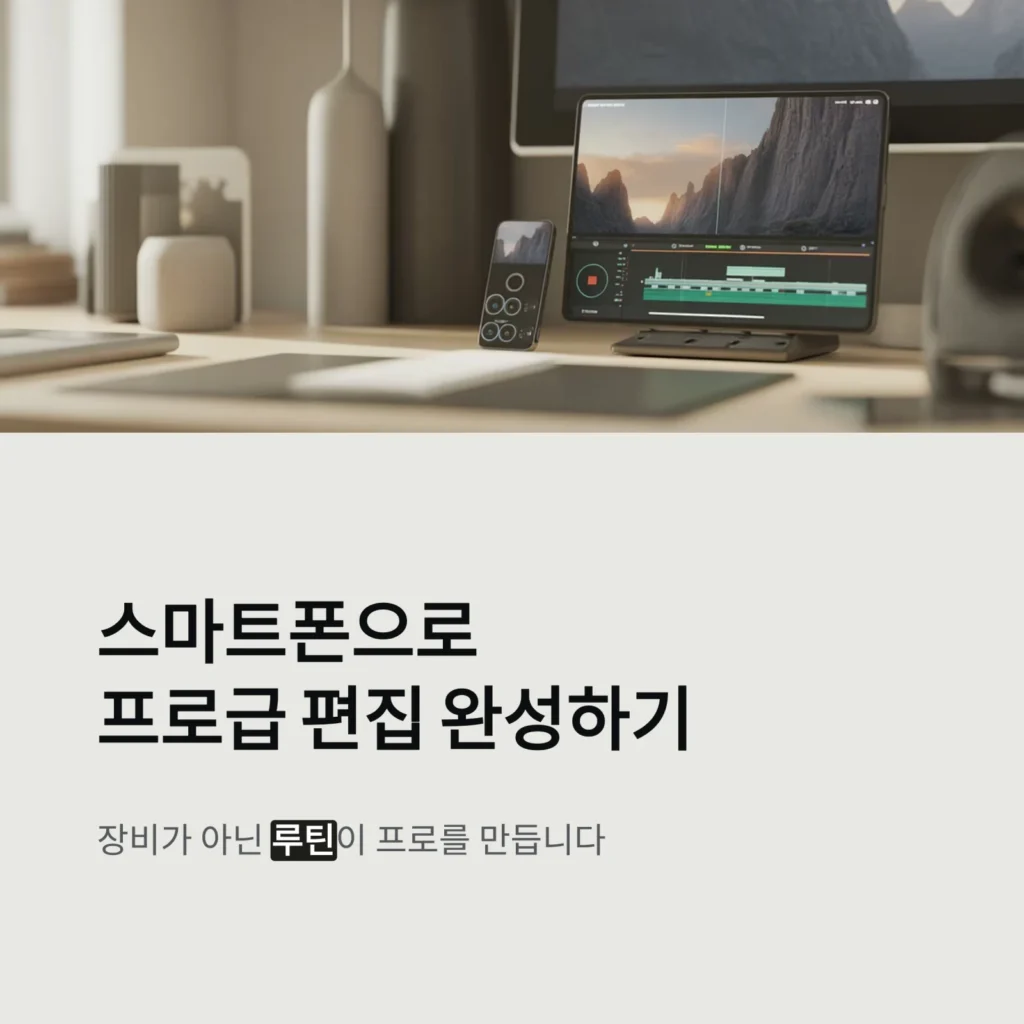스마트폰 편집, 스마트폰으로도 가능한 프로급 편집 비법 2 스마트폰 편집, 스마트폰으로도 가능한 프로급 편집 비법