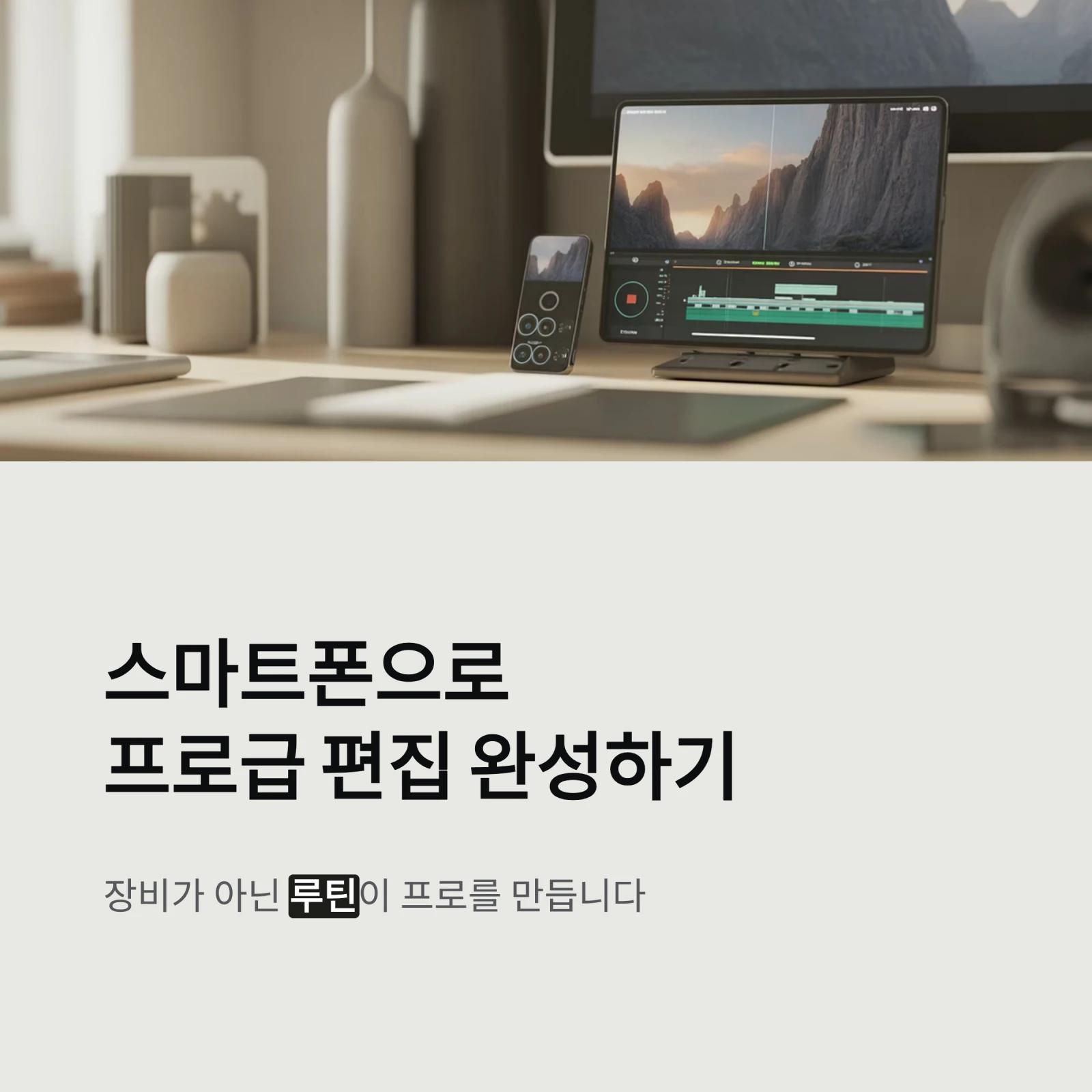 스마트폰 편집, 스마트폰으로도 가능한 프로급 편집 비법 1 스마트폰 편집, 스마트폰으로도 가능한 프로급 편집 비법