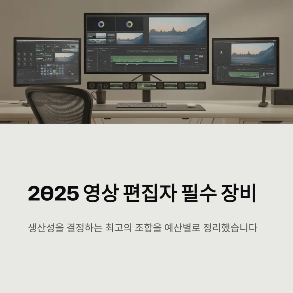 2025 편집자 장비 추천, 이 조합이면 끝 (영상 편집자 필수 세팅 완전 가이드) 2 2025 편집자 장비 추천, 이 조합이면 끝 (영상 편집자 필수 세팅 완전 가이드)