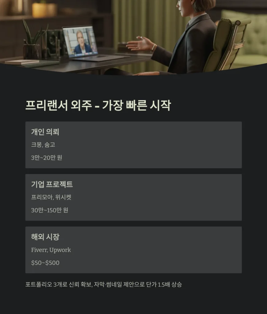 영상 편집으로 수익 내는 7가지 실전 루트 | 초보부터 프로까지 수익 구조 완전 정리 3 영상 편집으로 수익 내는 7가지 실전 루트 | 초보부터 프로까지 수익 구조 완전 정리