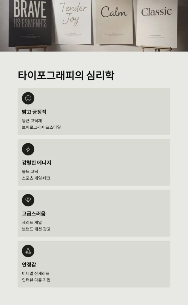 영상 편집 폰트 조합, 클릭을 부르는 디테일