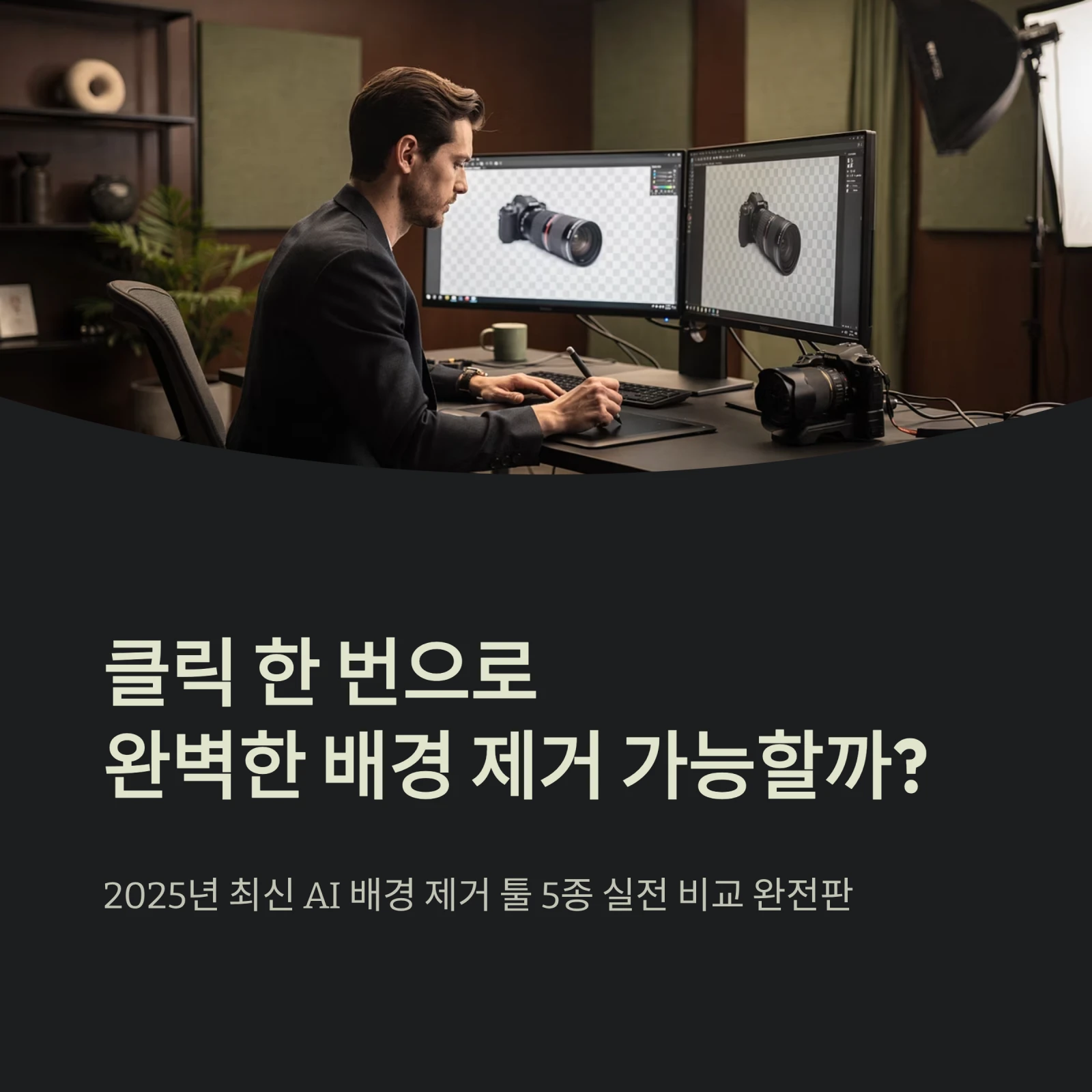 클릭 한 번으로완벽한 배경 제거 가능할까?