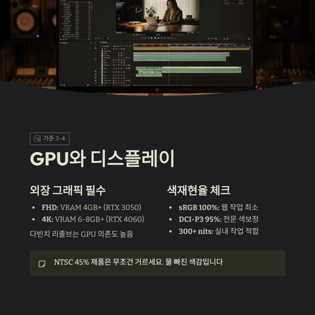 GPU와 디스플레이