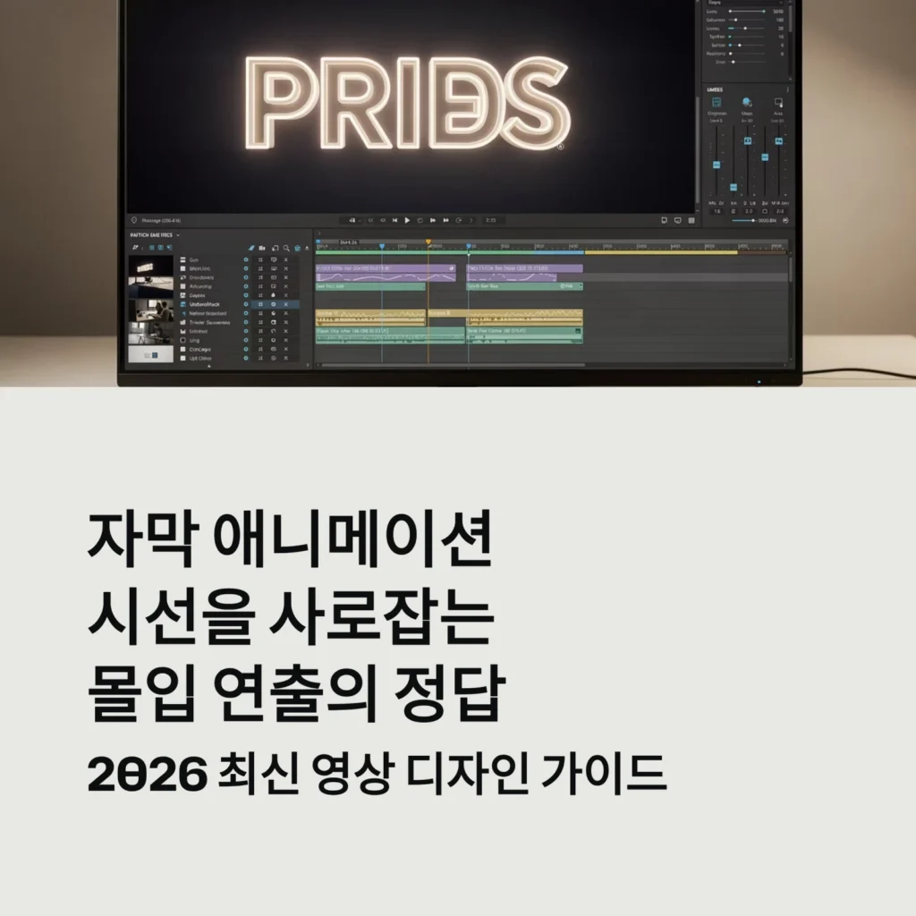 자막 애니메이션시선을 사로잡는몰입 연출의 정답