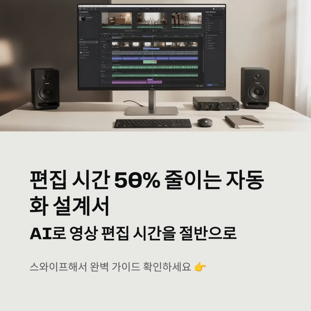 편집 시간 50퍼센트 줄이는 자동화 설계서 2 편집 시간 50% 줄이는 자동화 설계서