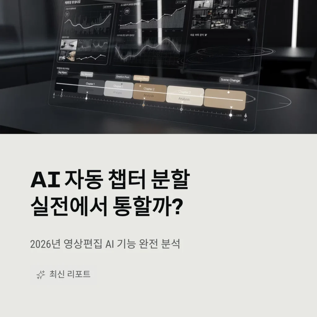 AI 자동 챕터 분할실전에서 통할까? AI 자동 챕터 분할실전에서 통할까?