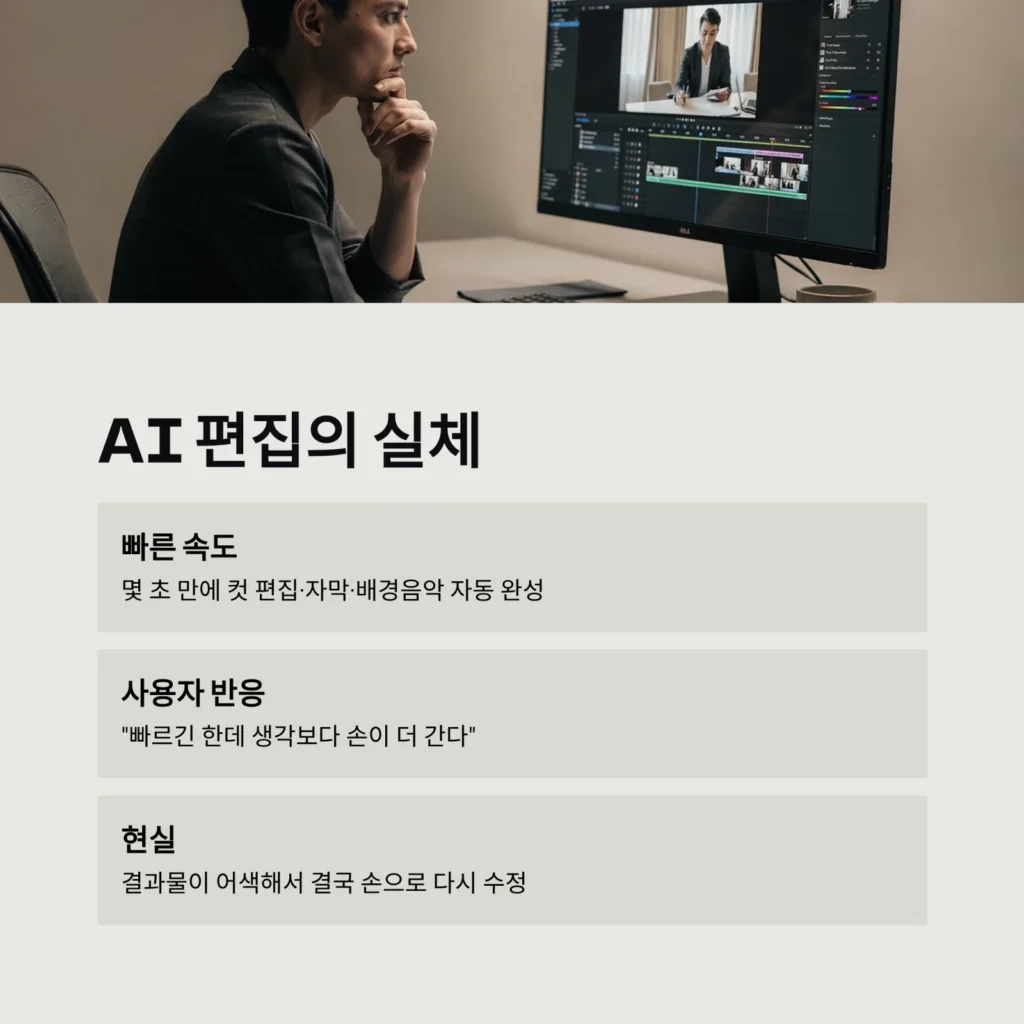 AI 편집의 실체