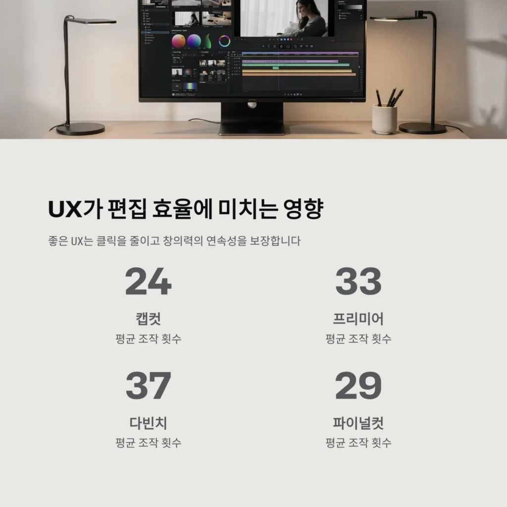 UX가 편집 효율에 미치는 영향