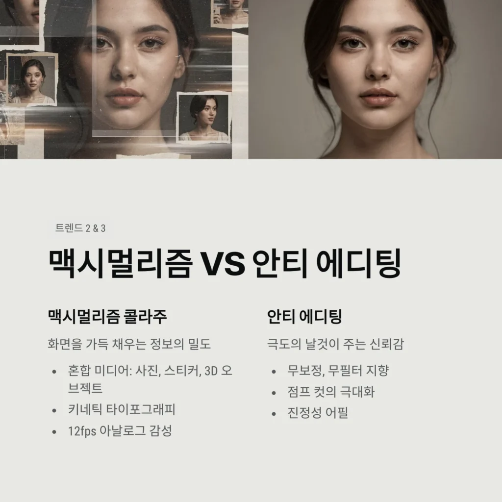 맥시멀리즘 vs 안티 에디팅