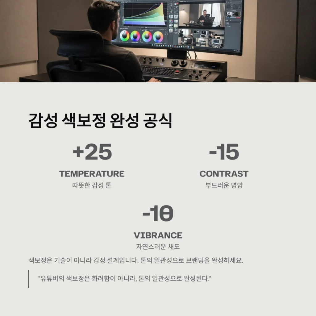 감성 색보정 완성 공식