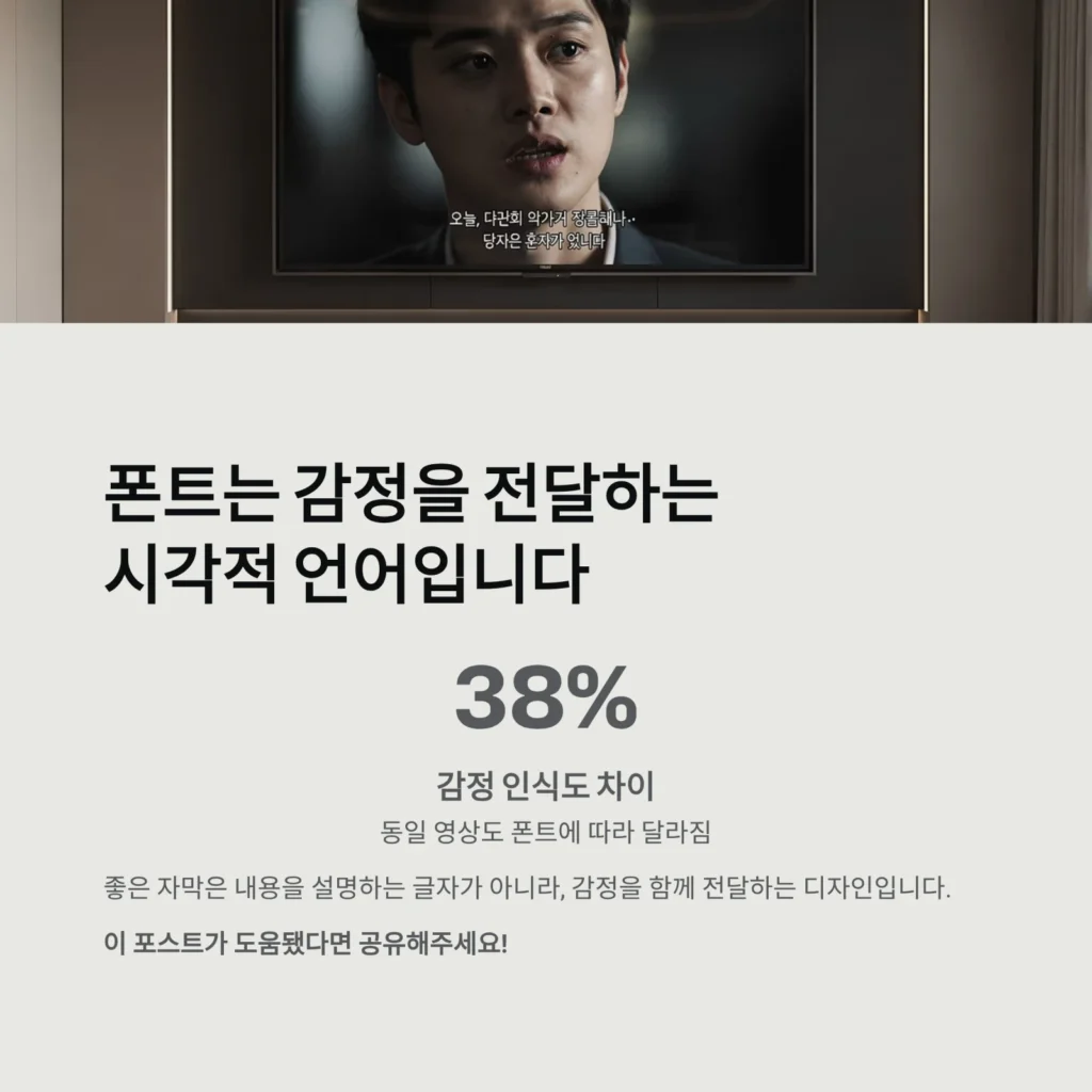 폰트는 감정을 전달하는시각적 언어입니다 폰트는 감정을 전달하는시각적 언어입니다