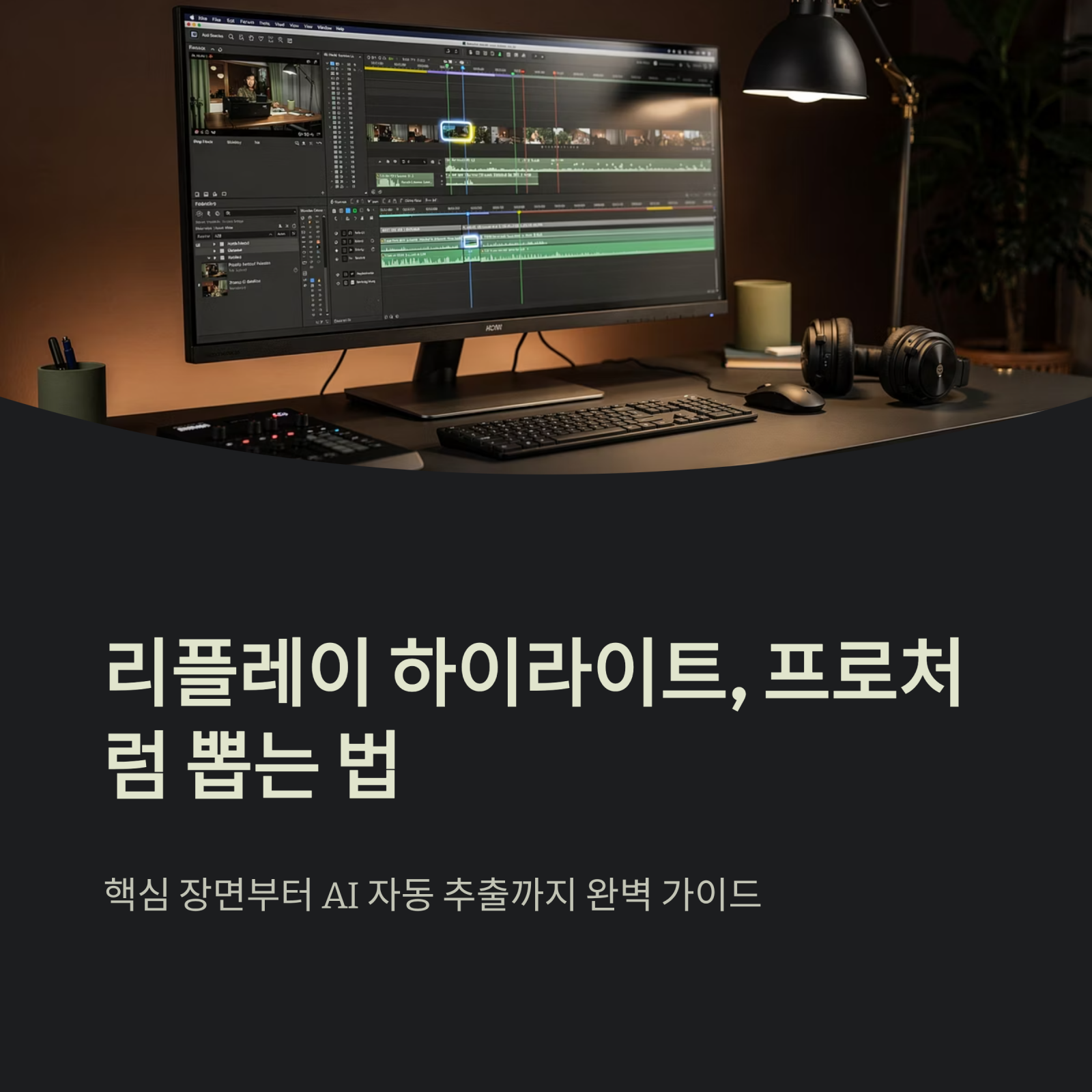 리플레이 하이라이트, 프로처럼 뽑는 법