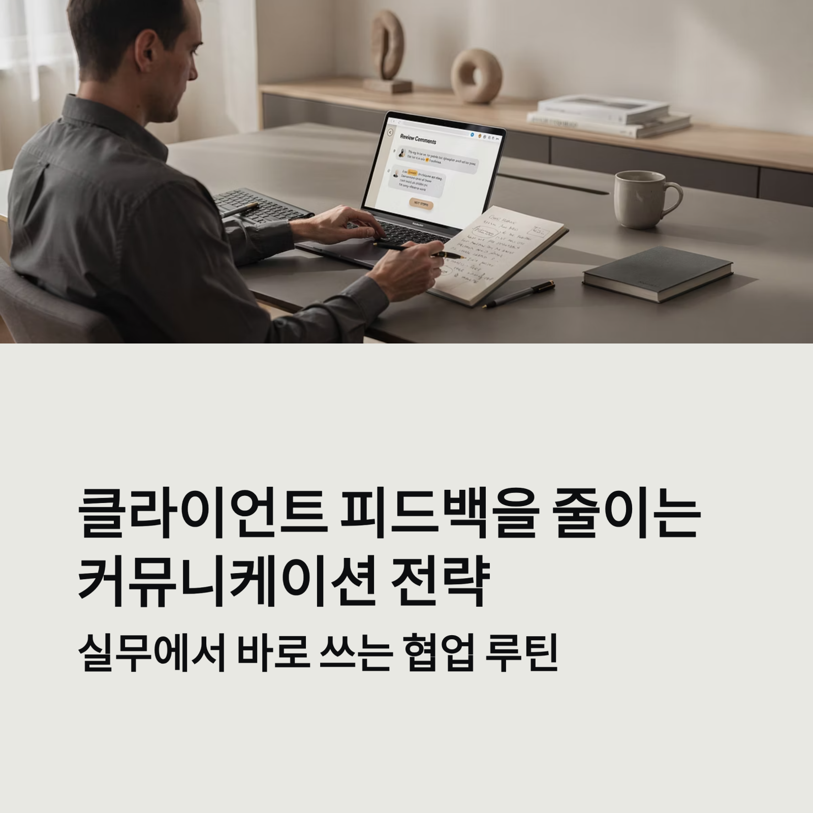클라이언트 피드백을 줄이는 커뮤니케이션 전략