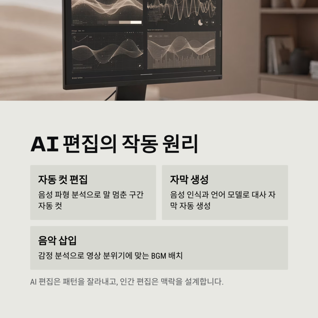 AI 편집의 작동 원리