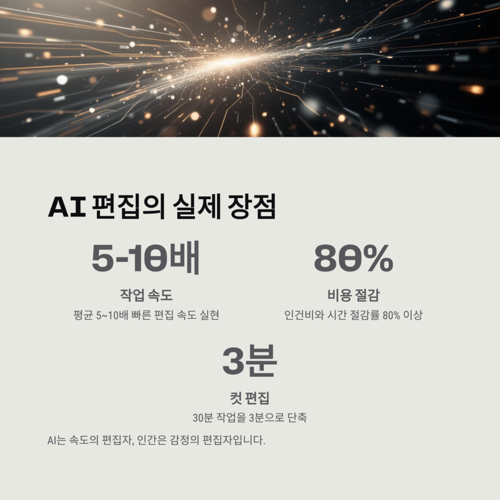 AI 편집의 실제 장점