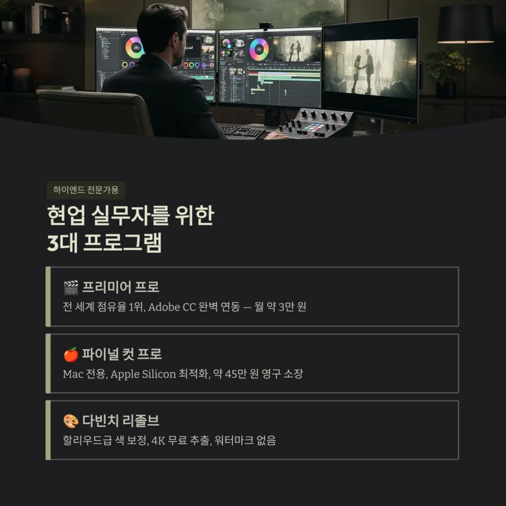 현업 실무자를 위한3대 프로그램