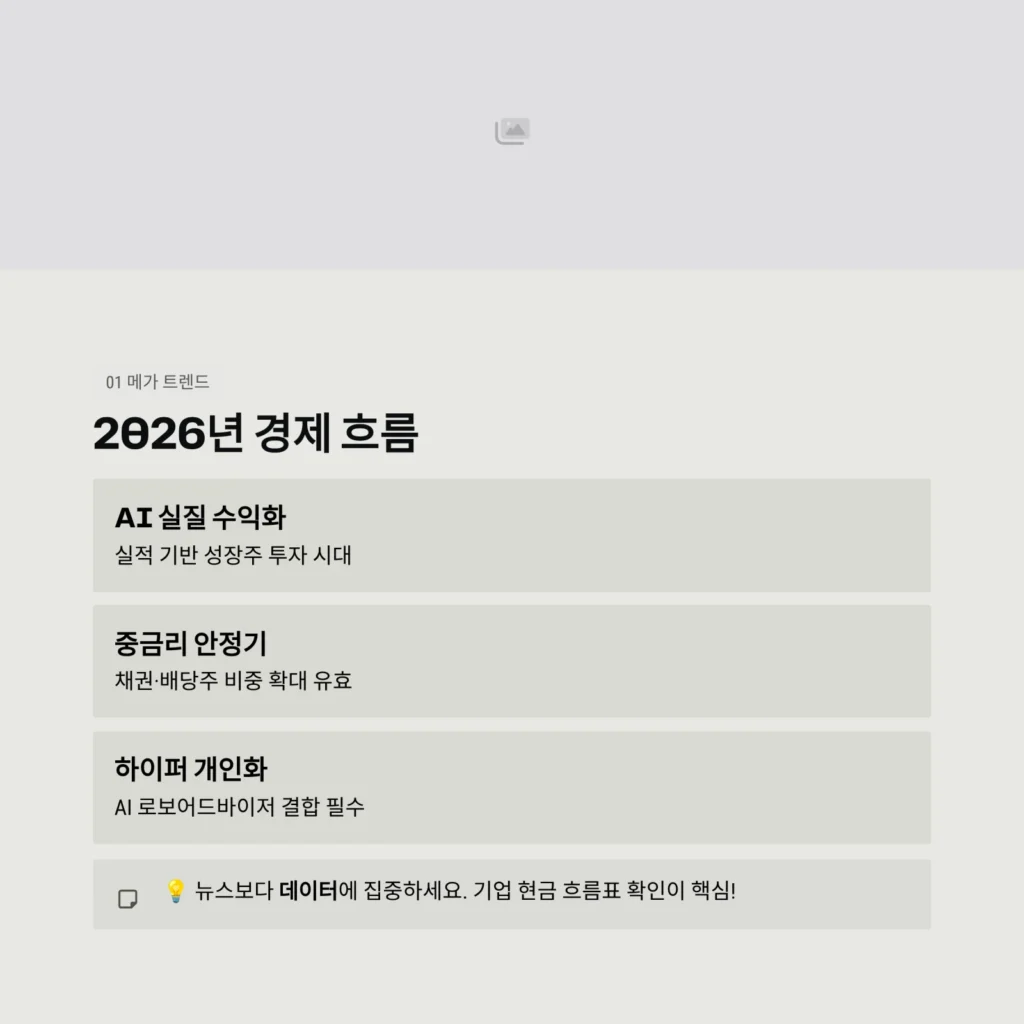 재테크 2026년 경제 흐름