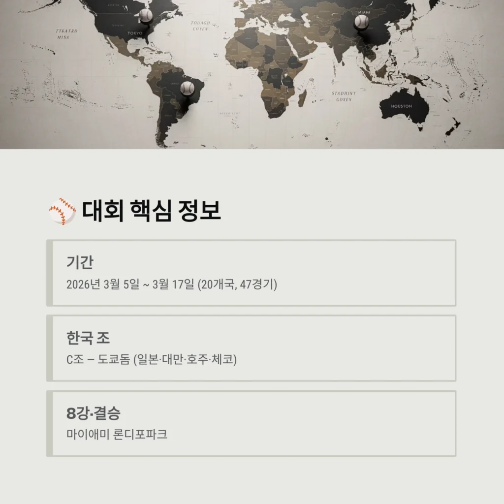 대회 핵심 정보