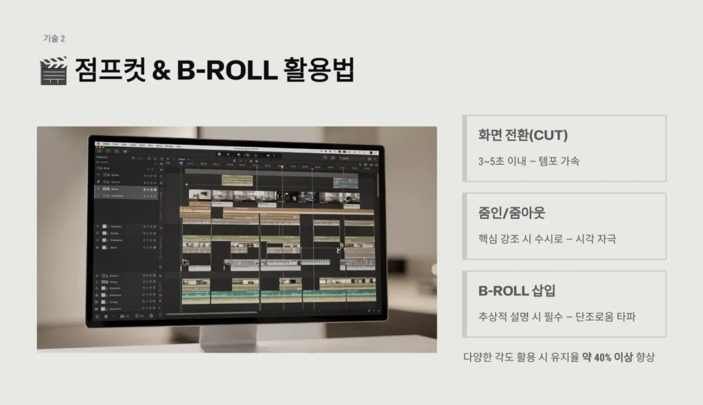 점프컷 & B-roll 활용법