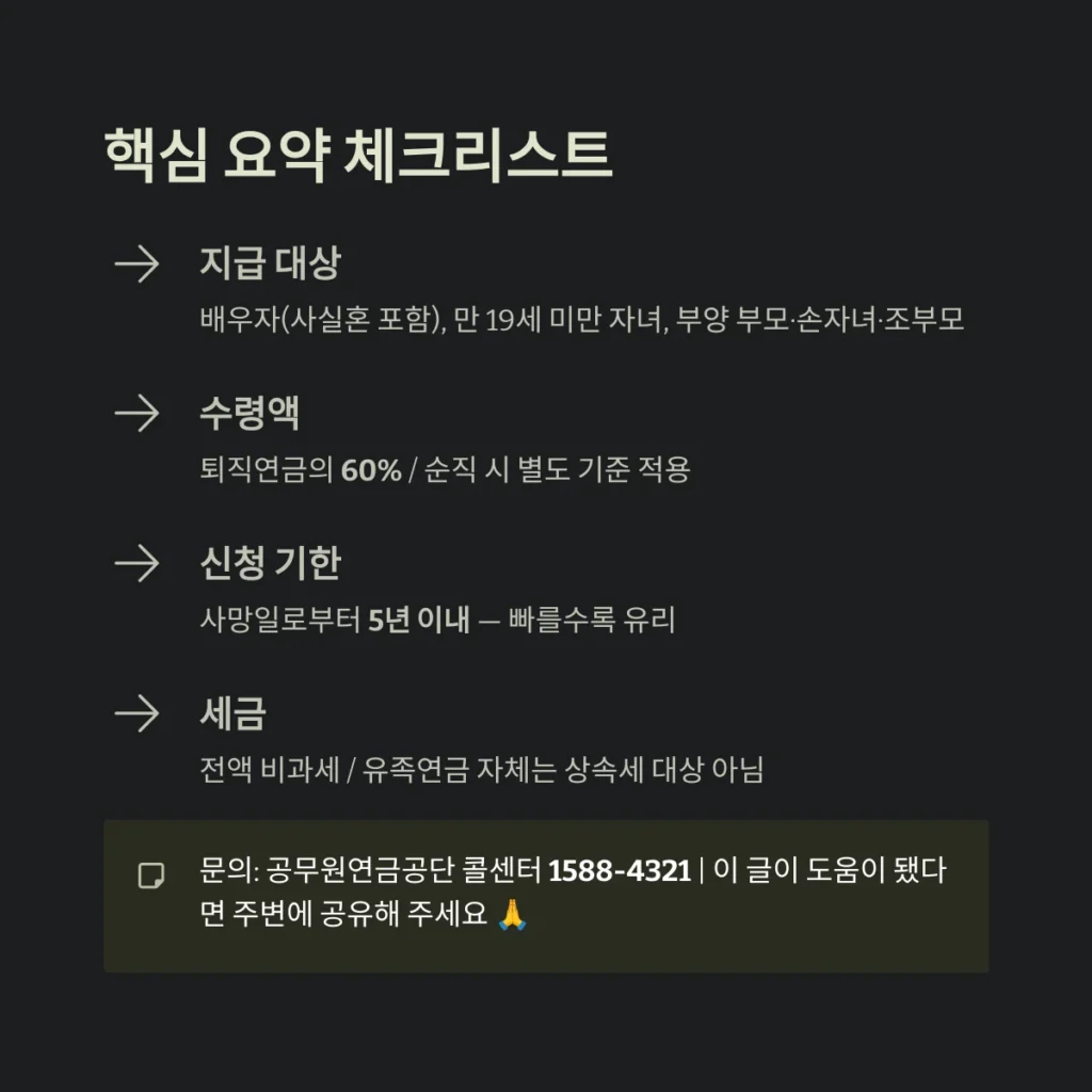 핵심 요약 체크리스트