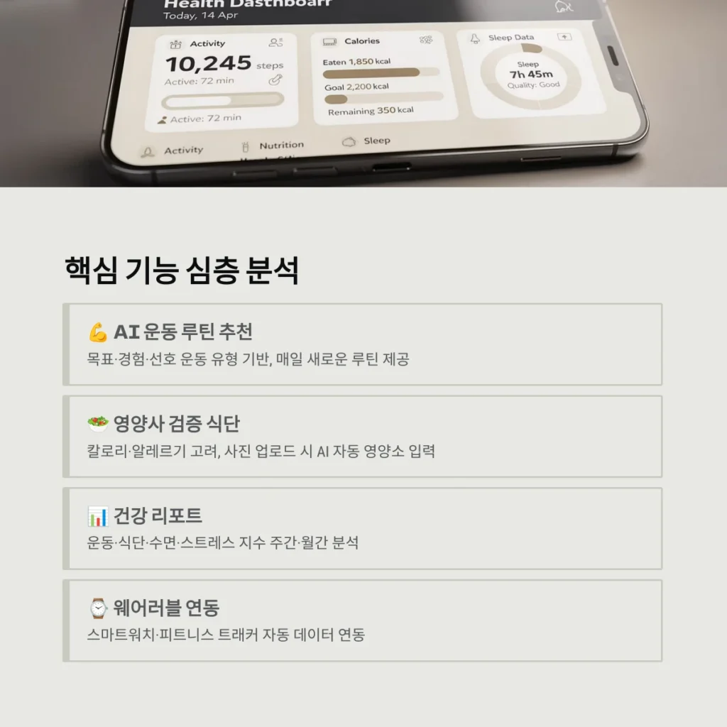 오늘건강 앱으로 스마트하게 건강 관리 시작하기: 핵심 기능부터 활용 팁까지 3 핵심 기능 심층 분석