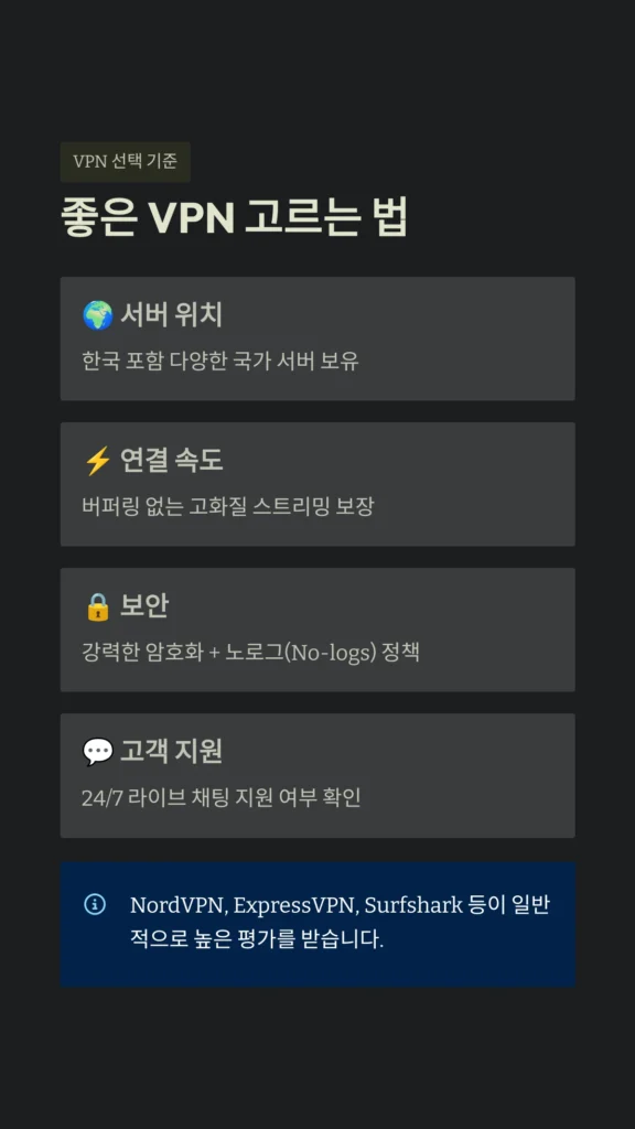 좋은 VPN 고르는 법