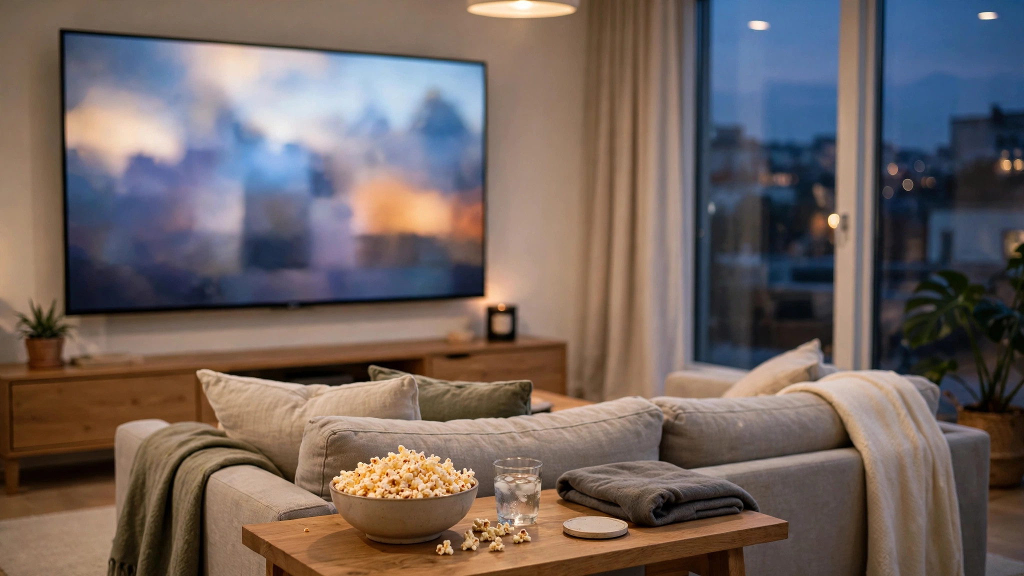 케이블 채널을 OTT로 보는 거실 TV