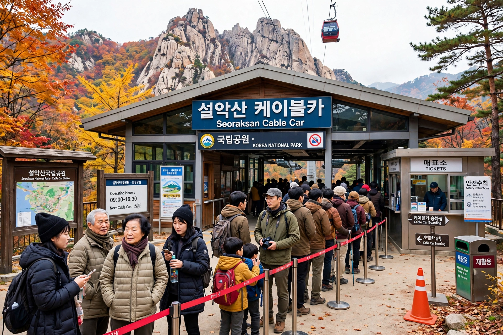 설악산 단풍 주말 혼잡 피하는 법|주차·케이블카·덜 붐비는 코스 총정리 (2026) 3 설악산 케이블카